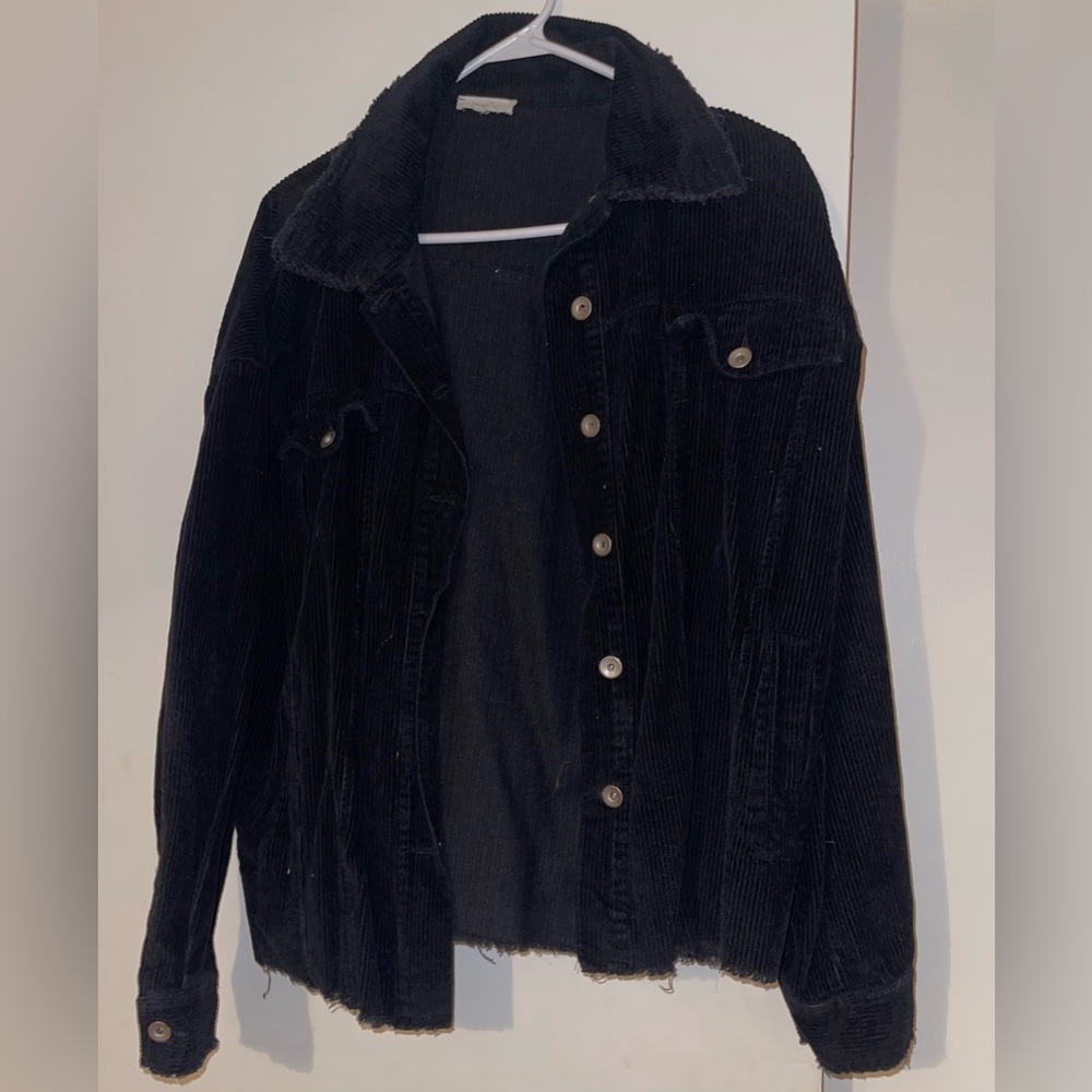Black Cordorouy Jacket